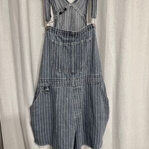 Pinstripe Vintage Overalls